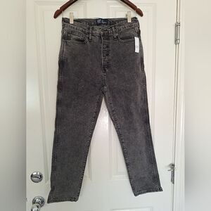 Gap high rise black jeans size 6/28